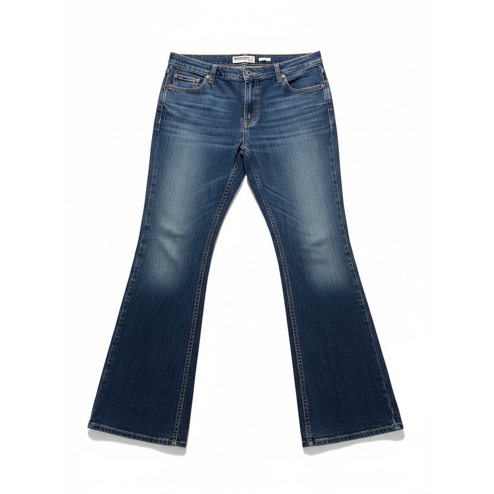 Old Navy 16 Long Womens Blue Boot-Cut Jeans Vintage Casual Denim